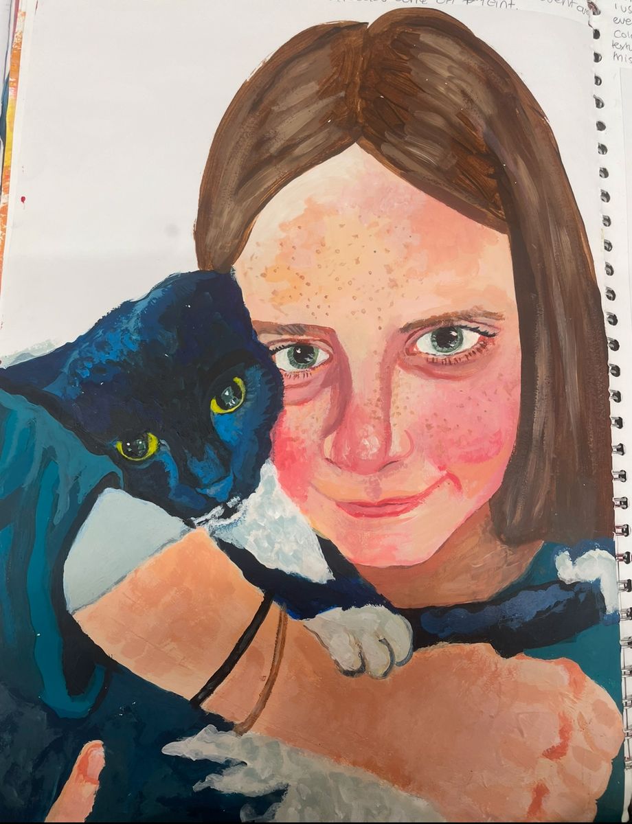 Cuddly cat